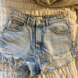 Zara cut off shorts